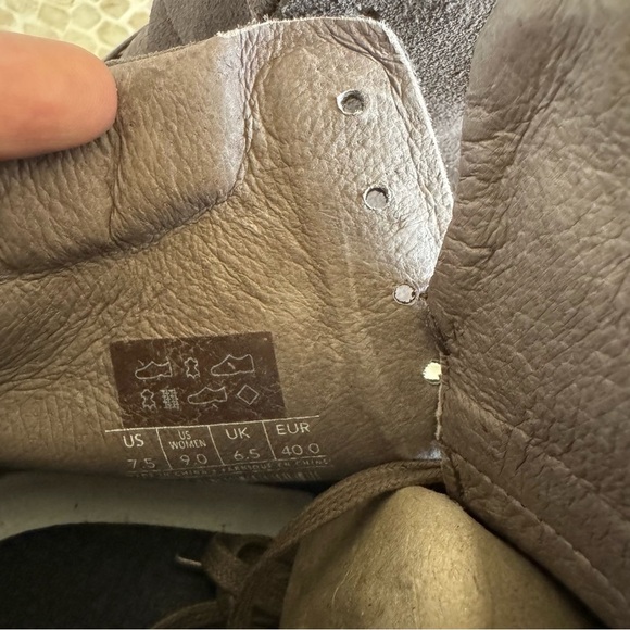 NWT Cu4tro Men's Norris Taupe Suede Leather High-Top Sneakers size 7.5 - Picture 13 of 13